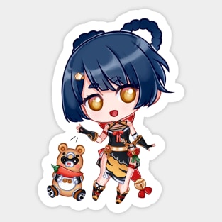 Xiangling chibi Sticker